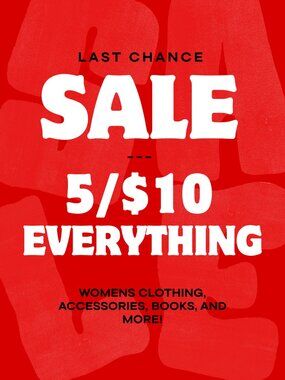 EVERYTHING IS FREE OR 5/$10!!